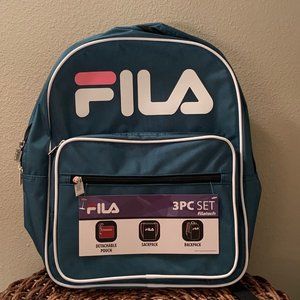 FILA Tech Patricia Backpack 3pc Set - NWT